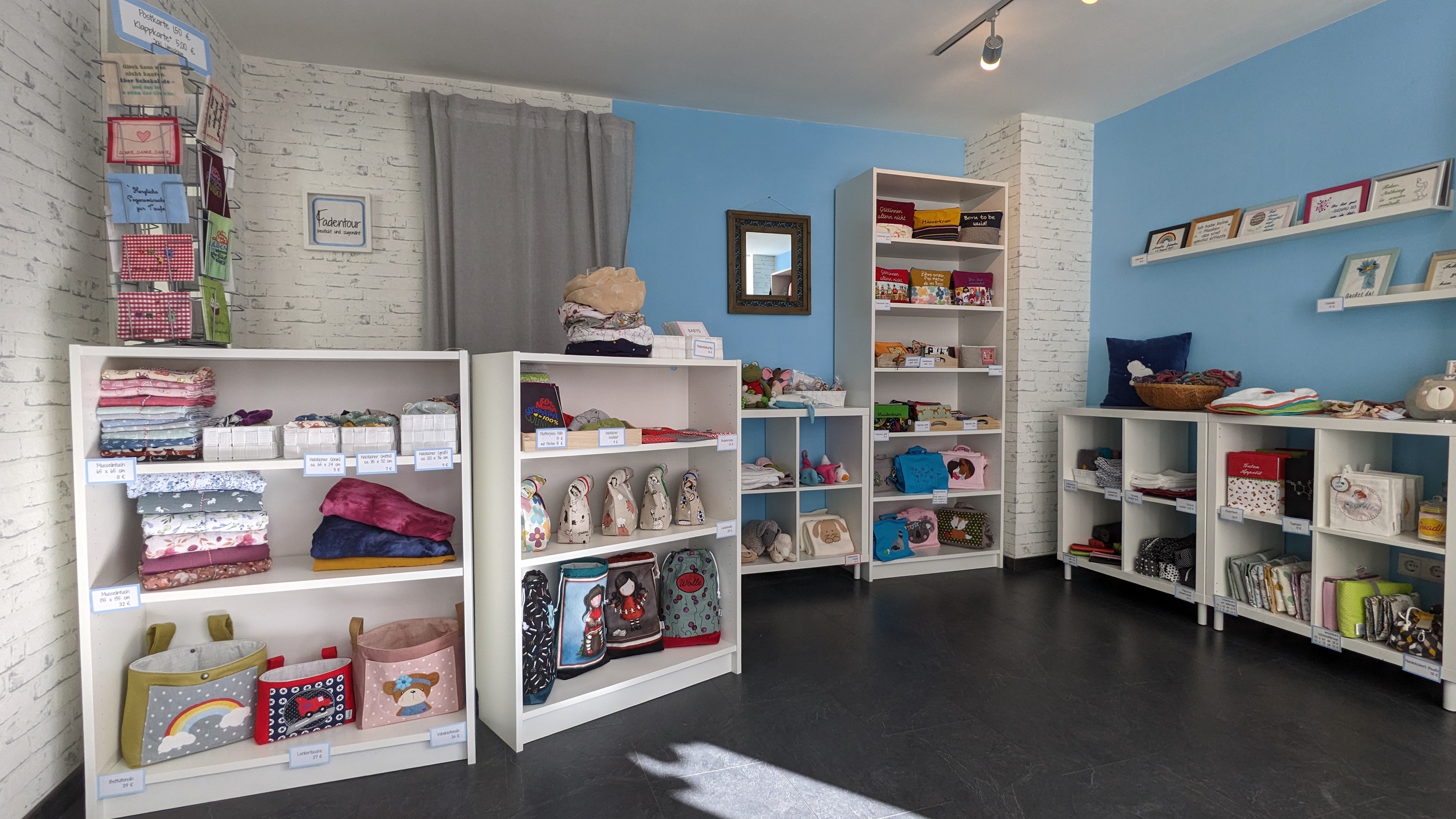 Innenansicht Laden Fadentour